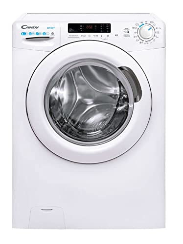 Candy Smart CSWS 4852DWE/1-S, Lavasecadora, 8KG + 5KG, 1400RPM, Digital, NFC, 15 Ciclos, Vapor, Certificado WoolMark Apparel Care, Selección Secado, Inicio Diferido 24H, Detector KG, Clase C, Blanco