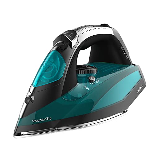 Cecotec Plancha Ropa de Vapor Fast&Furious 5020 Force. 2600 W, Suela Ultradeslizante, Antirrayadura, Vapor Continuo 60 g/m, Golpe de Vapor 210g/min, Sistema Antigoteo, Punta Precisión