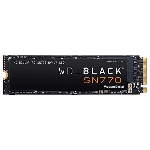 WD_BLACK 1TB SN770 M.2 2280 Game Drive PCIe Gen4 NVMe hasta 5150 MB/s
