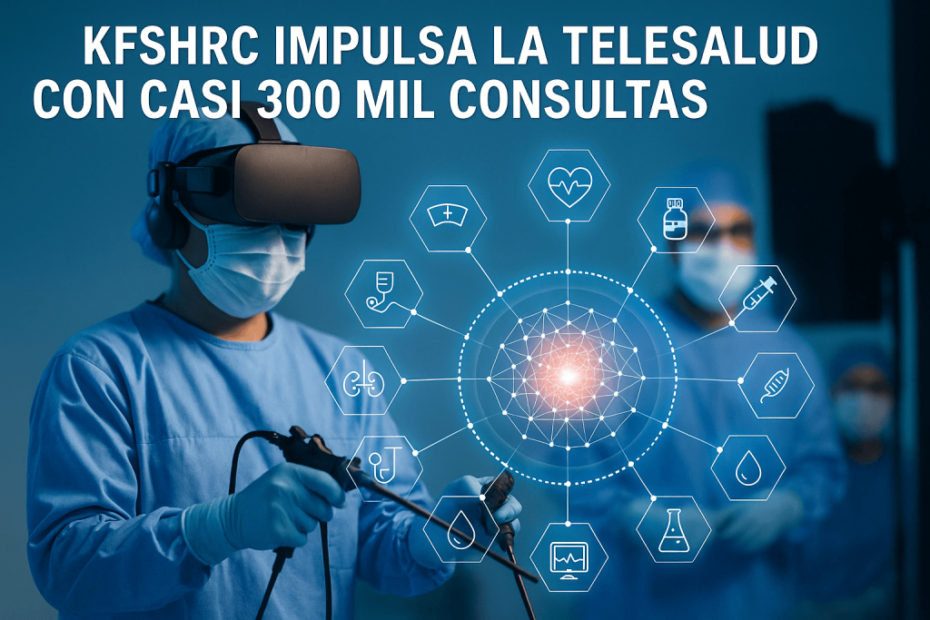 KFSHRC impulsa la telesalud con casi 300 mil consultas virtuales en 2024
