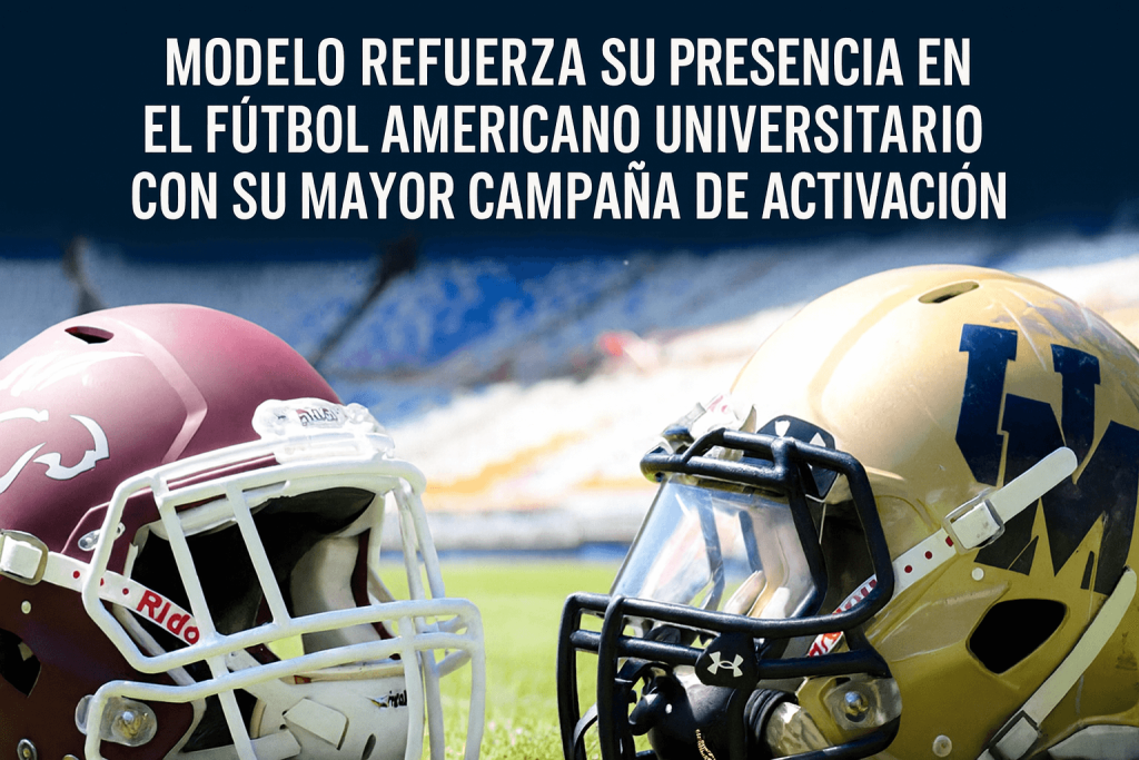 Modelo refuerza su presencia en el fútbol americano universitario con su mayor campaña de activación