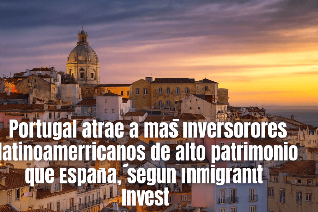Portugal atrae a más inversores latinoamericanos de alto patrimonio que España, según Immigrant Invest