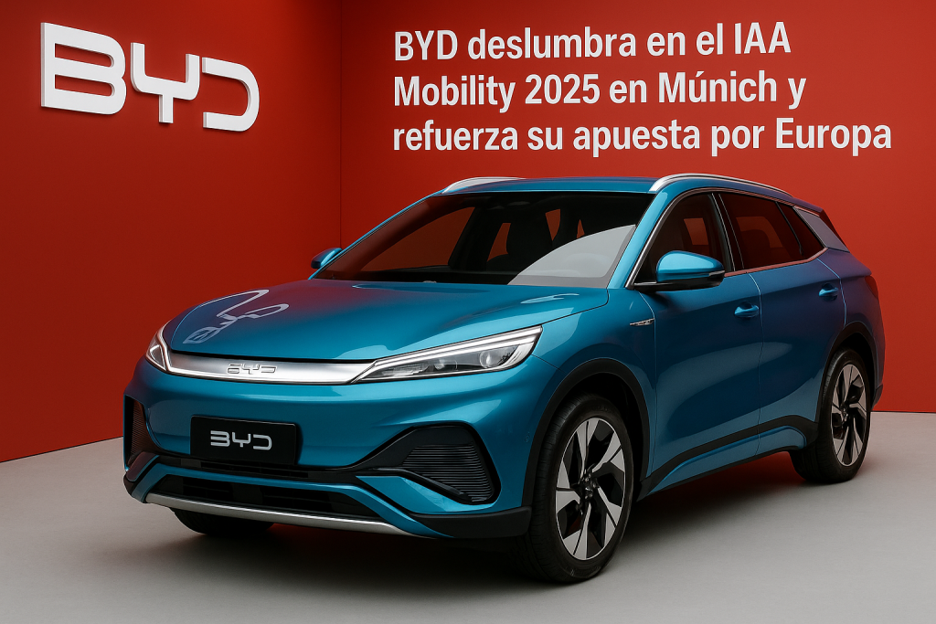 BYD deslumbra en el IAA Mobility 2025 en Múnich y refuerza su apuesta por Europa
