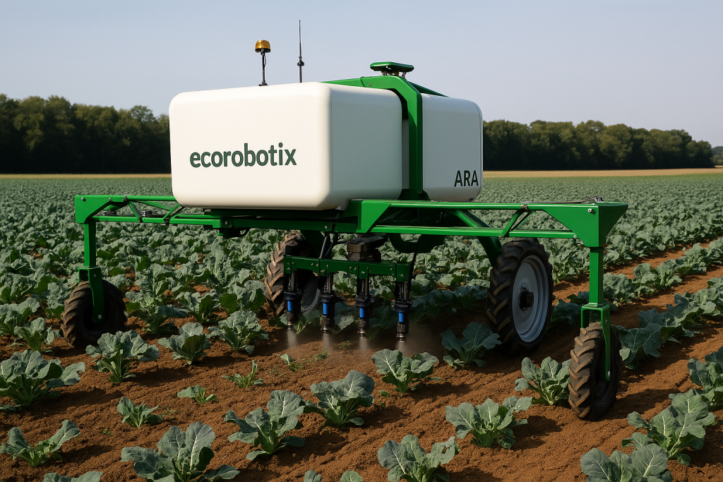Ecorobotix revoluciona el control de malezas con tecnología de Ultra Alta Precisión en cultivos de hortalizas