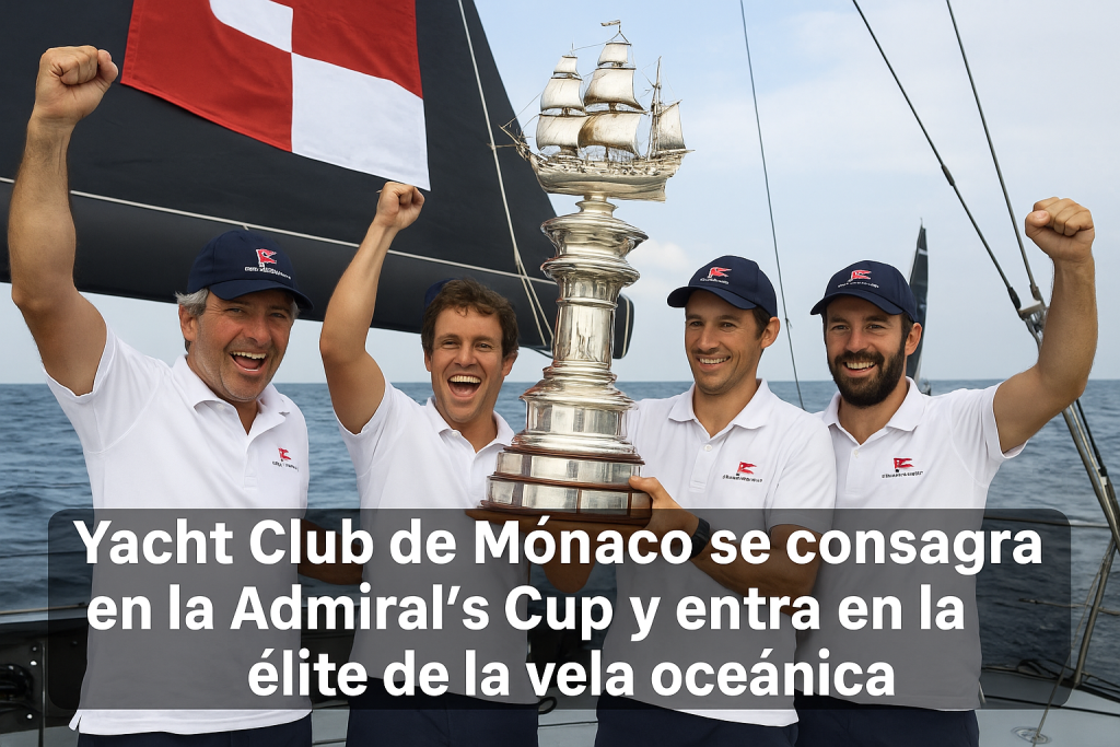 Yacht Club de Monaco se consagra en la Admiral’s Cup y entra en la élite de la vela oceánica