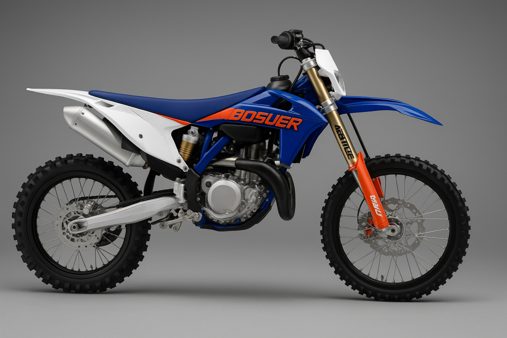 Bosuer lanza nueva motocicleta todoterreno de 2 tiempos con 300cc: potencia y versatilidad para todos los pilotos