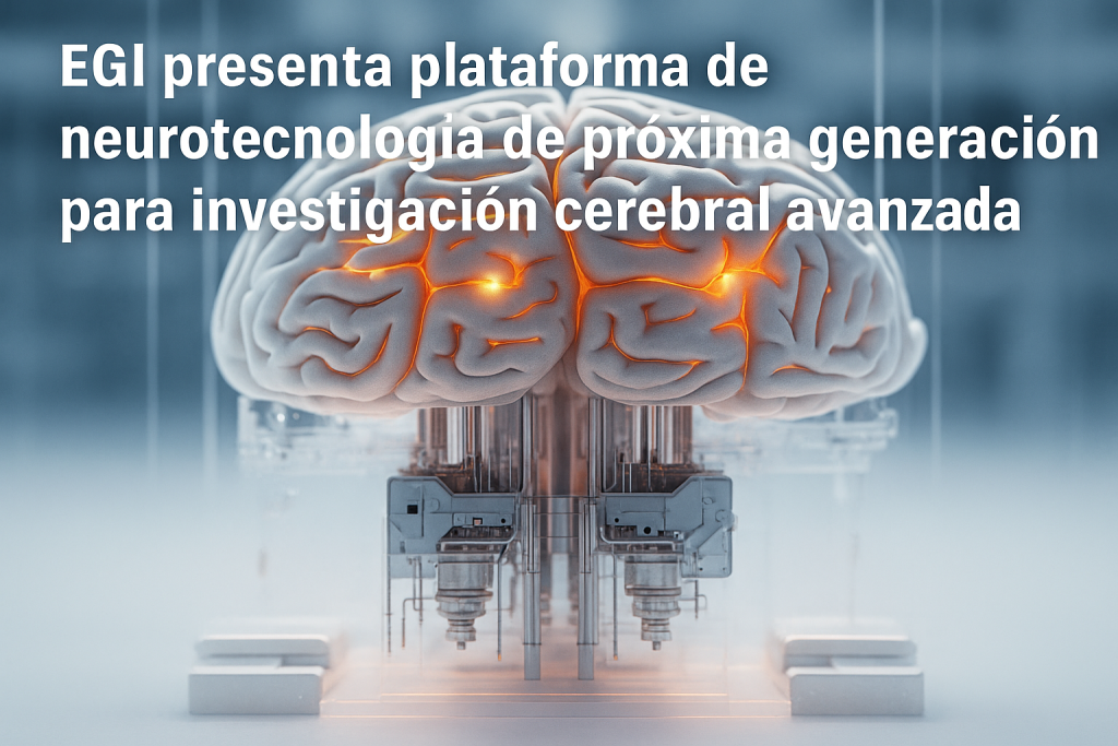 EGI presenta plataforma de neurotecnología de próxima generación para investigación cerebral avanzada