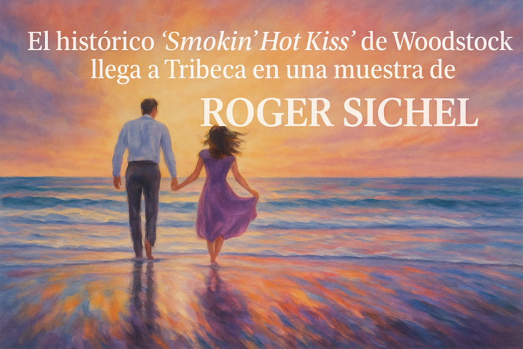 El histórico “Smokin’ Hot Kiss” de Woodstock llega a Tribeca en una muestra de Roger Sichel