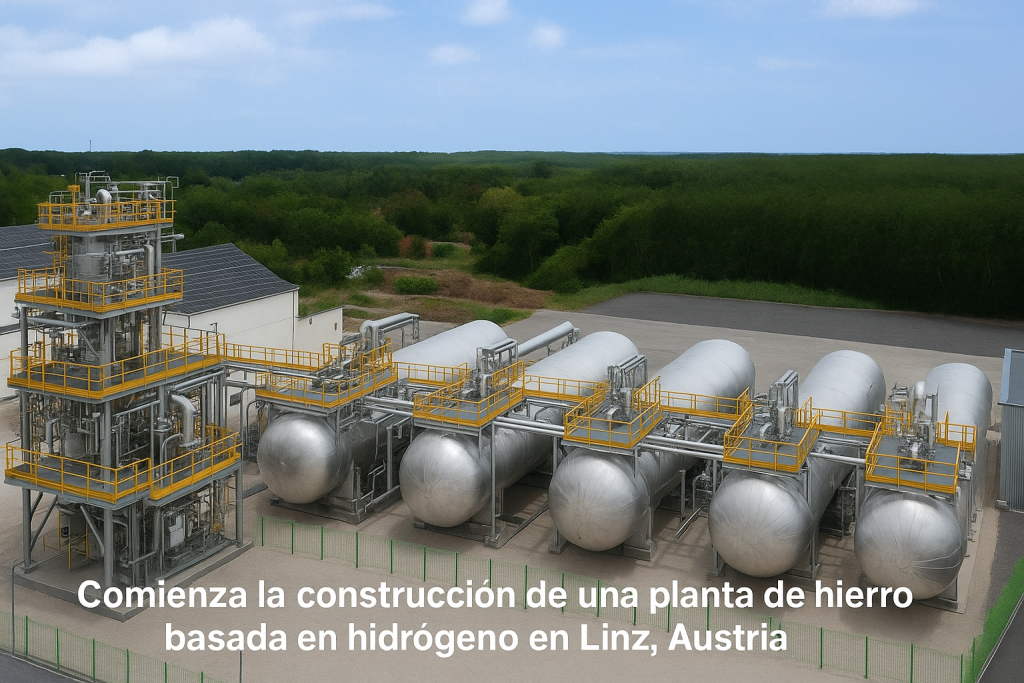 Comienza la construcción de una planta de hierro basada en hidrógeno en Linz, Austria