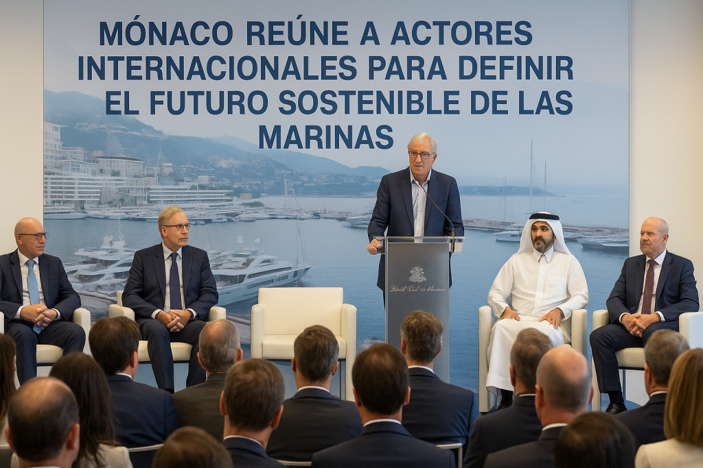 Mónaco reúne a actores internacionales para definir el futuro sostenible de las marinas