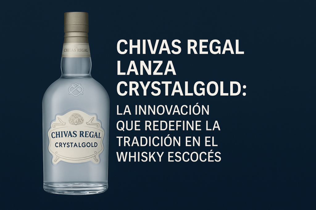 Chivas Regal lanza Crystalgold: la innovación que redefine la tradición en el whisky escocés