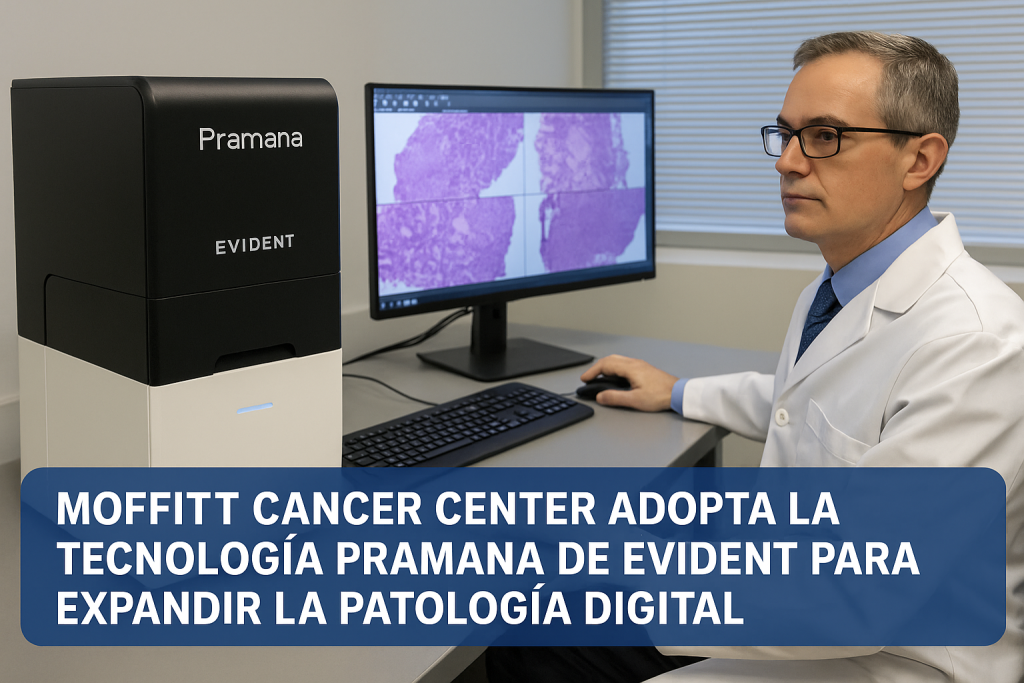 Moffitt Cancer Center adopta la tecnología Pramana de Evident para expandir la patología digital