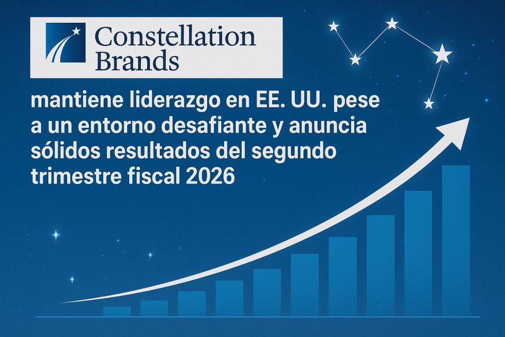 Constellation Brands mantiene liderazgo en EE. UU. pese a un entorno desafiante y anuncia sólidos resultados del segundo trimestre fiscal 2026