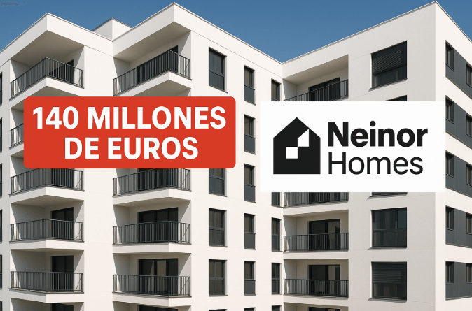 Neinor Homes capta 140 millones de euros y refuerza su expansión en el mercado residencial español Neinor Homes capta 140 millones de euros y refuerza su expansión en el mercado residencial español