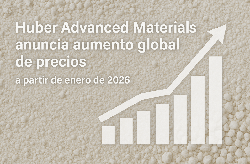 Huber Advanced Materials anuncia aumento global de precios a partir de enero de 2026 Huber Advanced Materials anuncia aumento global de precios a partir de enero de 2026