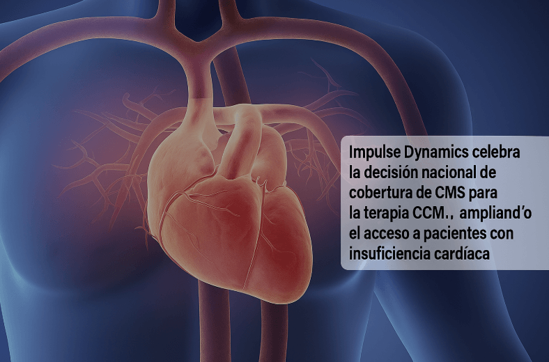 Impulse Dynamics celebra la decisión nacional de cobertura de CMS para la terapia CCM®, ampliando el acceso a pacientes con insuficiencia cardíaca Impulse Dynamics celebra la decisión nacional de cobertura de CMS para la terapia CCM®, ampliando el acceso a pacientes con insuficiencia cardíaca