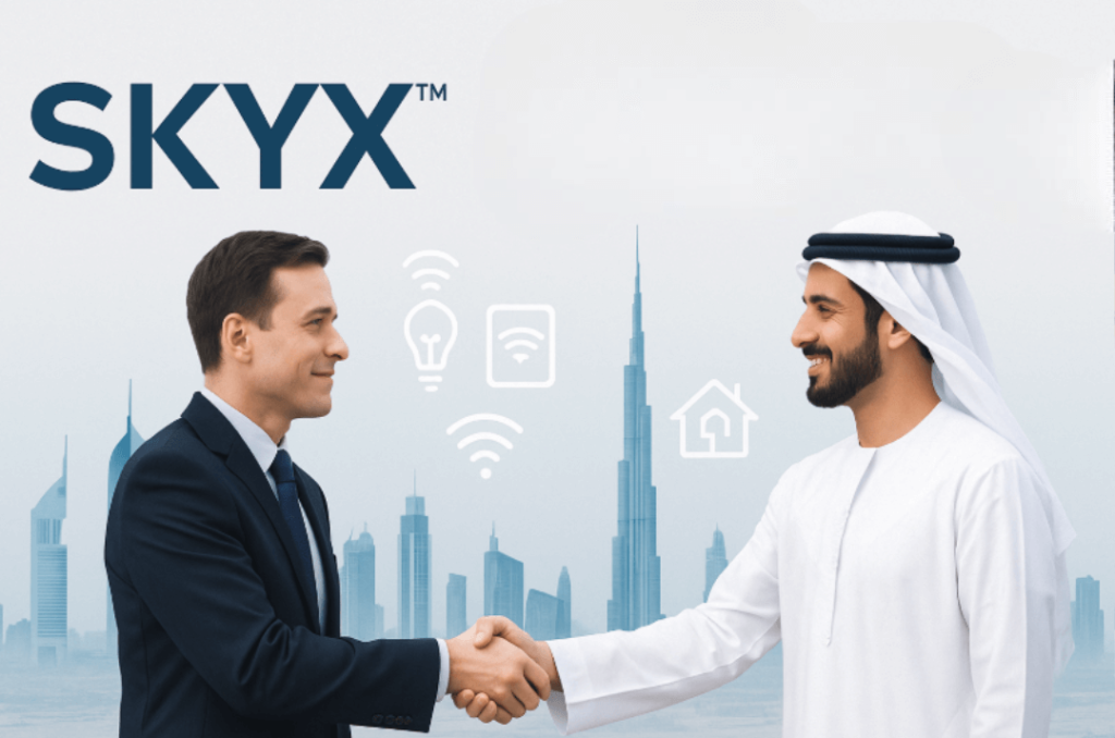 SKYX firma acuerdo con Global Ventures Group para implementar tecnologías inteligentes en proyectos inmobiliarios del Medio Oriente SKYX firma acuerdo con Global Ventures Group para implementar tecnologías inteligentes en proyectos inmobiliarios del Medio Oriente