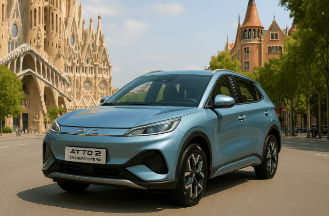 BYD impulsa su presencia en Europa con el lanzamiento del ATTO 2 DM-i Super Hybrid en Barcelona BYD impulsa su presencia en Europa con el lanzamiento del ATTO 2 DM-i Super Hybrid en Barcelona