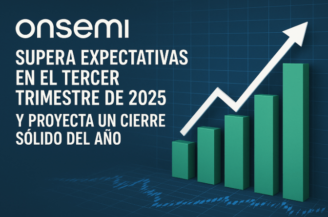 onsemi supera expectativas en el tercer trimestre de 2025 y proyecta un cierre sólido del año onsemi supera expectativas en el tercer trimestre de 2025 y proyecta un cierre sólido del año