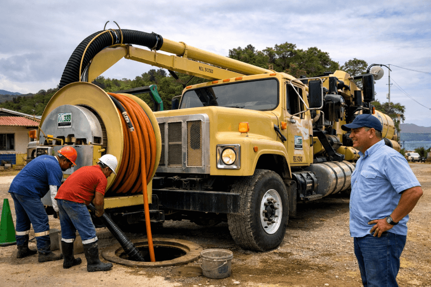 Gestión de Carlos Sulbarán intensifica mantenimiento de aguas servidas en Macanao para garantizar salubridad