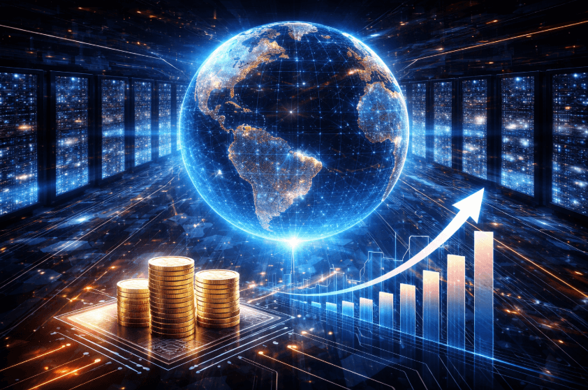 Mercado global de centros de datos alcanzaría US$1,8 billones en 2035 impulsado por IA y computación en la nube