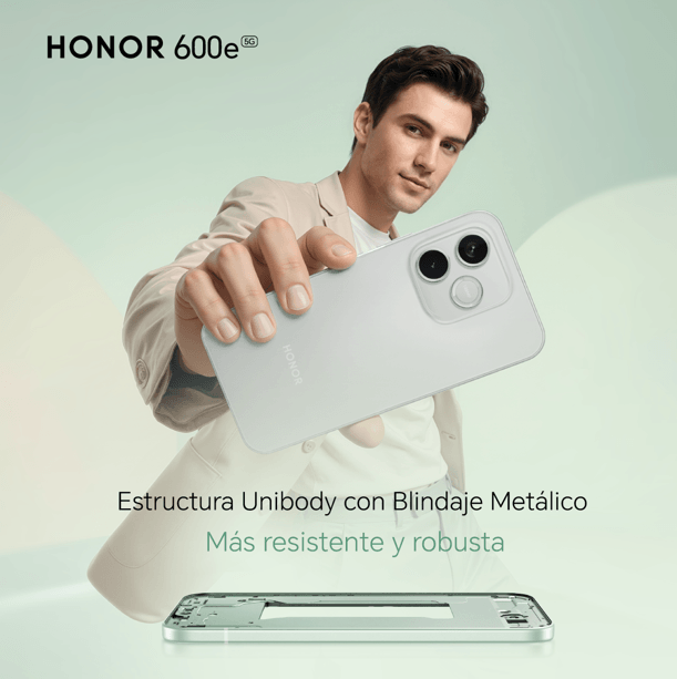 HONOR 600e llega a Liberty con cámara de 108 megapíxeles y nuevas funciones impulsadas por inteligencia artificial
