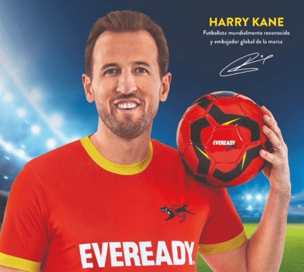 Harry Kane se convierte en embajador global de EVEREADY® en una apuesta por fortalecer la conexión con los consumidores
