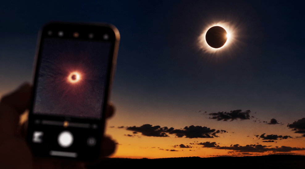 El eclipse solar revela los límites de la fotografía móvil: más zoom no siempre garantiza mejores imágenes