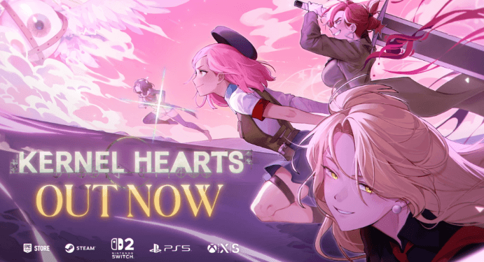 Kernel Hearts llega a PC y consolas con acción roguelike cooperativa y juego cruzado