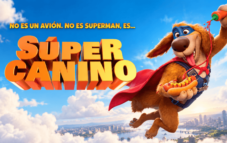 Súper Canino llega a los cines de México el 15 de octubre con una aventura animada de superhéroes